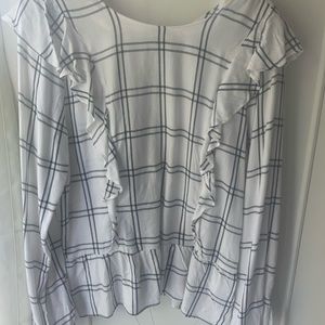 Alison Andrews Checkered Blouse